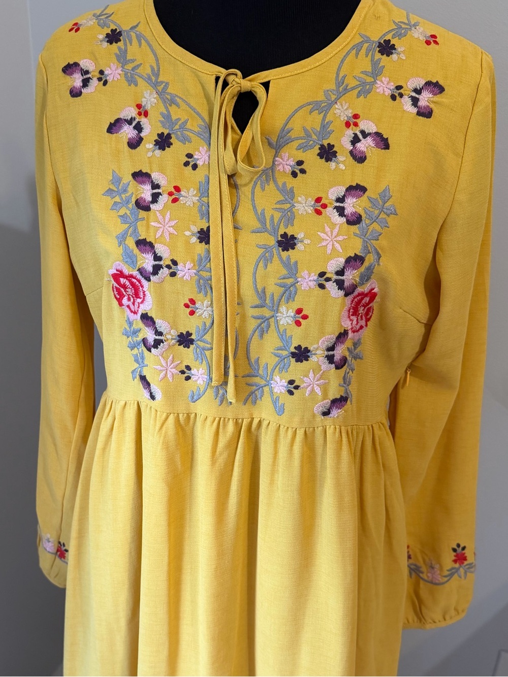 Orange Creek Embroidered Maxi Dress M - Picture 3 of 7